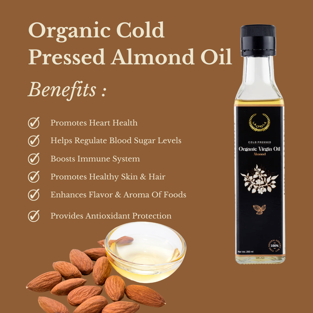 Organic Cold Pressed Almond Oil