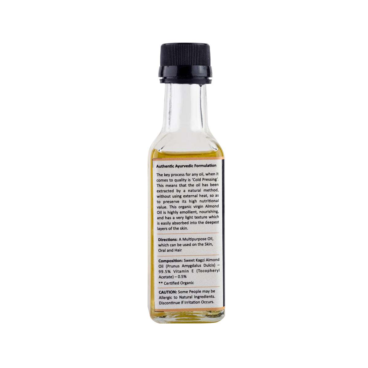 Organic Cold Pressed Almond Oil