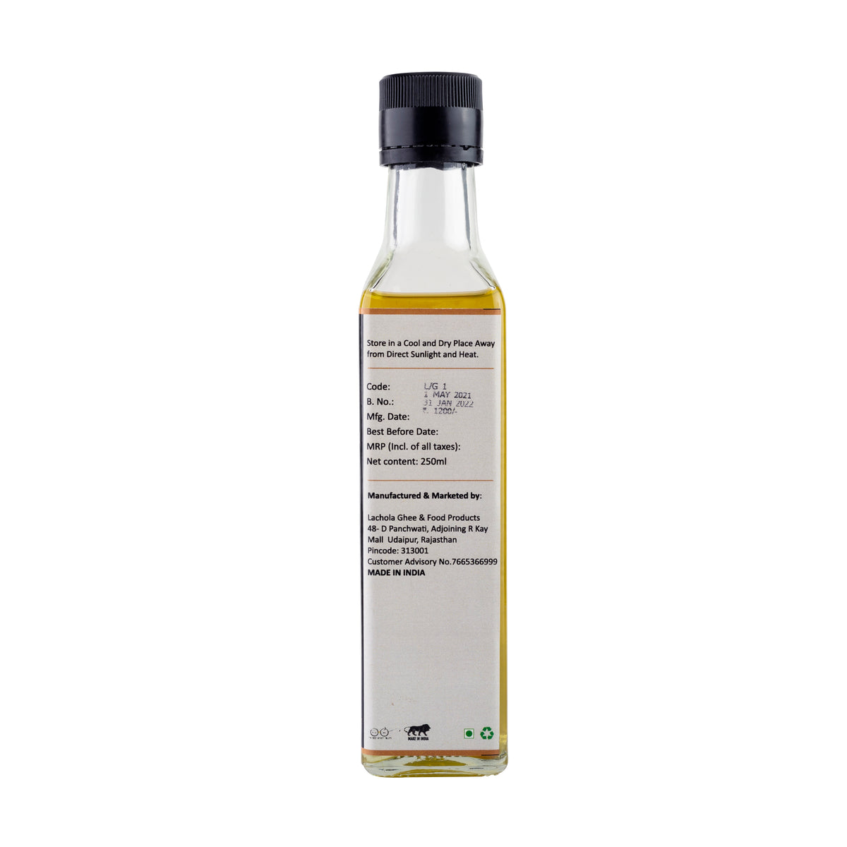 Organic Cold Pressed Almond Oil