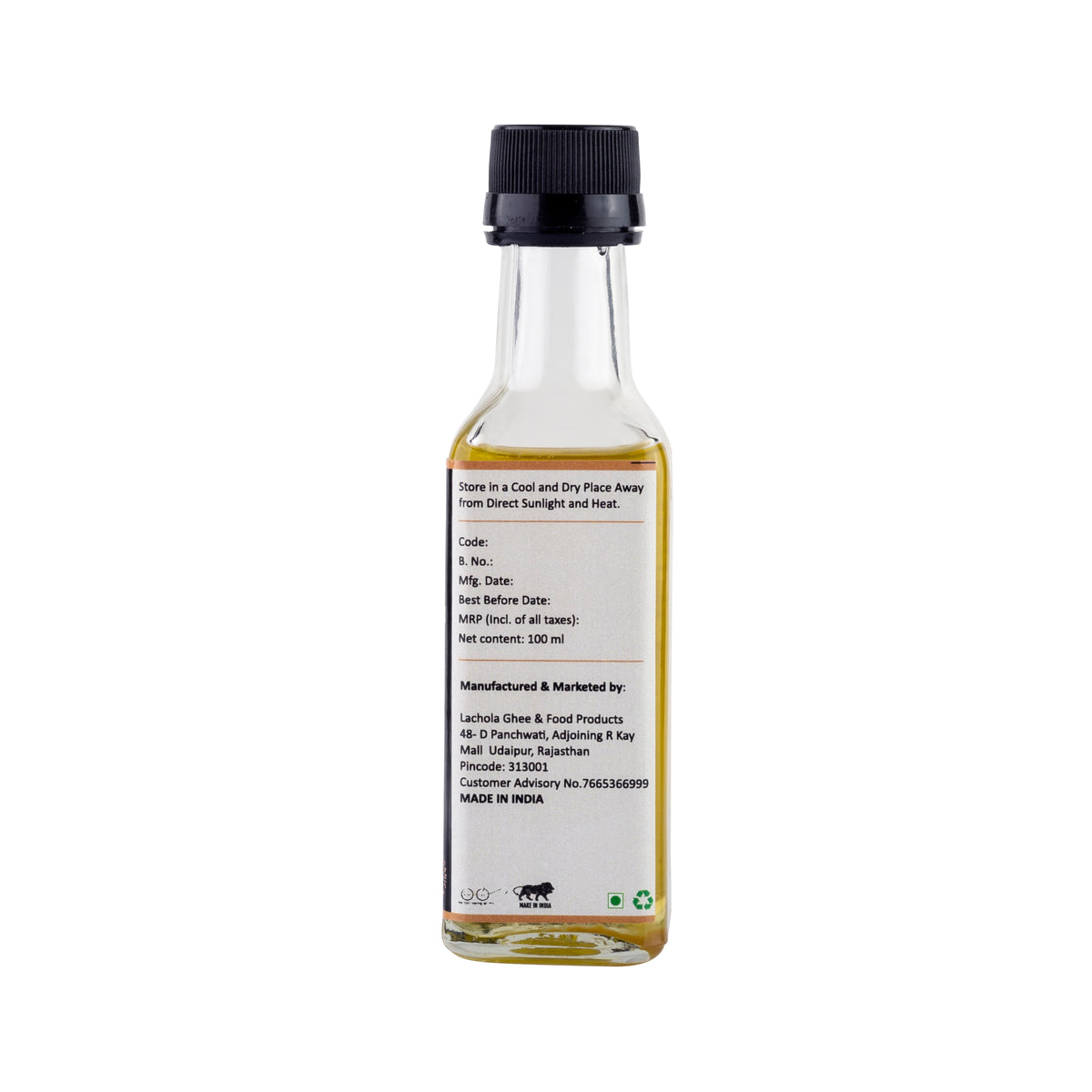 Organic Cold Pressed Almond Oil